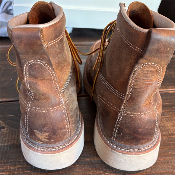 Thorogood Men's Brown Leather work Boots Boots - Picture 5 of 6